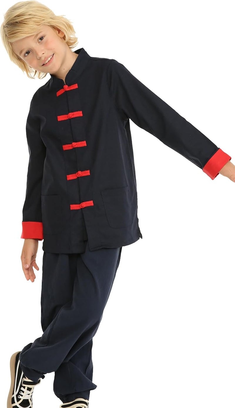 Mud Kingdom Boys Dress Coats Chinese New Year Tang Jacket - Image 2
